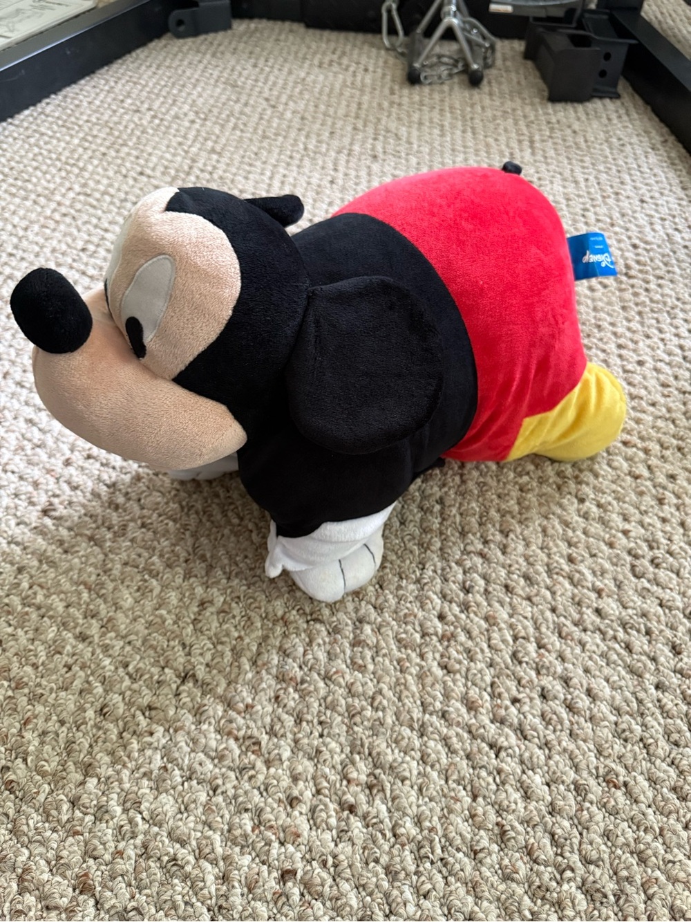 Disney Mickey Mouse Plush - Black, Red, Yellow